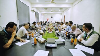 Coordination meeting held between Marib's local authority and humanitarian partners.