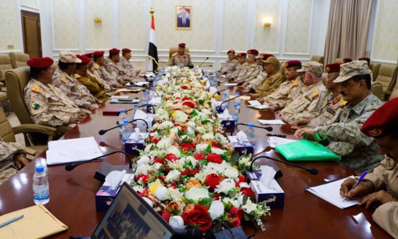 Aden Military Meeting Discusses Future Plans & Strategies