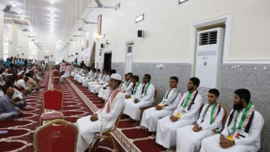 First mass wedding for 100 couples held in Mukalla's Rukob.