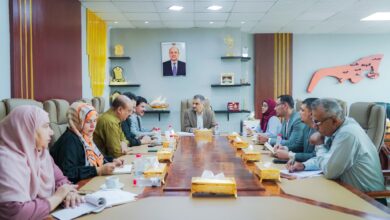 National Inquiry Committee discusses human rights with Aden's Governor.