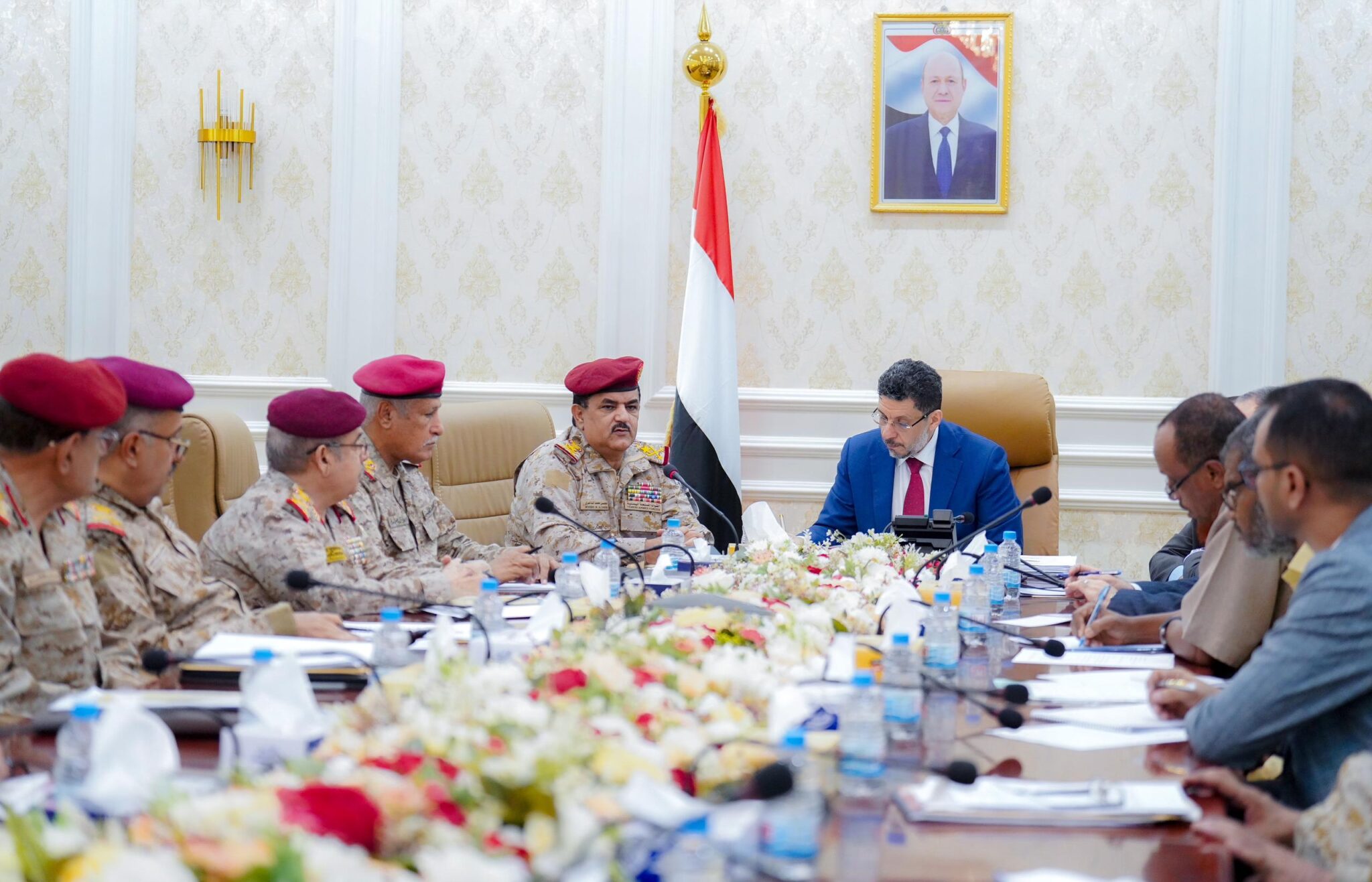 PM chairs a key defense ministry meeting with top military officials and department heads.