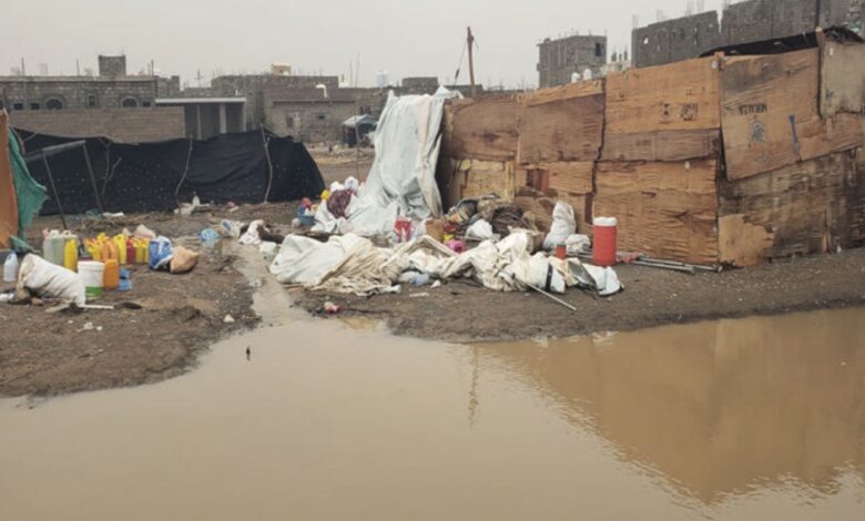 14 displaced die, injured and over 7,000 shelters damaged in Marib due to heavy rains.