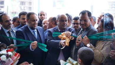 Finance and Agriculture Ministers inaugurate Aden's First Bank with a capital of 45 billion Riyals.