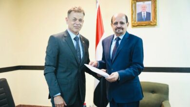 Foreign Minister receives credentials from head of the International Committee of the Red Cross mission.