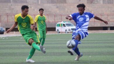 Hurra Union and Al-Ahqaf draw in the opening match of the Third Division in Wadi Hadramout.