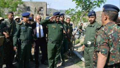 Interior Minister reviews readiness of Special Security, Emergency Forces, and Patrol Police in Taiz.