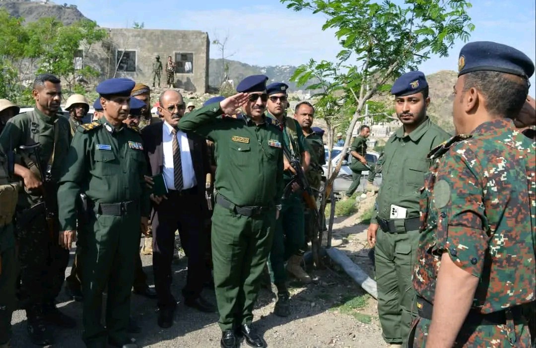 Interior Minister reviews readiness of Special Security, Emergency Forces, and Patrol Police in Taiz.