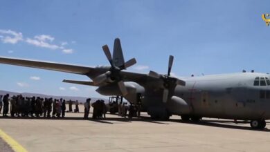 Joint forces organize a free flight to transport students and patients from Socotra to Al-Rayyan Airport.