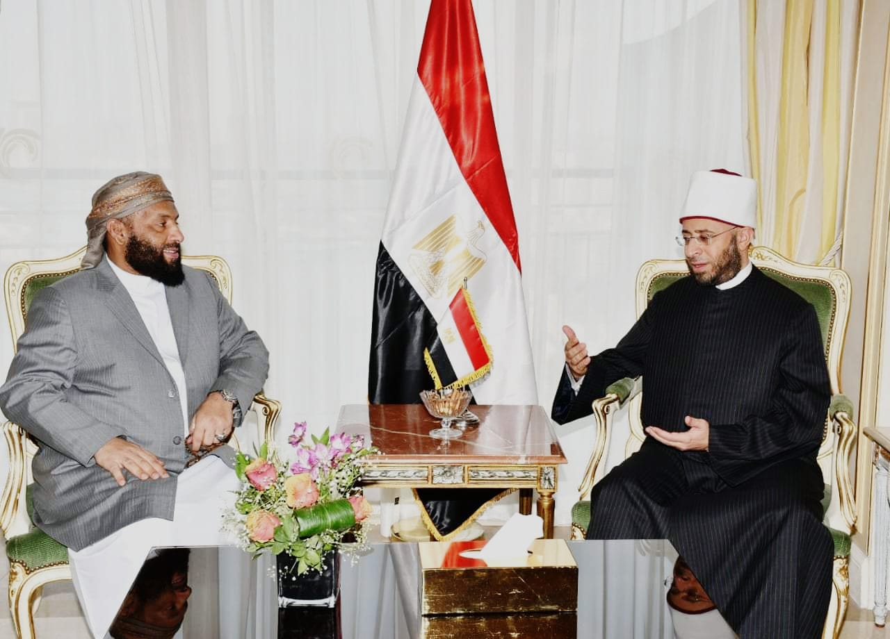 Minister of Awqaf discusses with Egyptian counterpart enhancing bilateral cooperation and training programs for preachers.