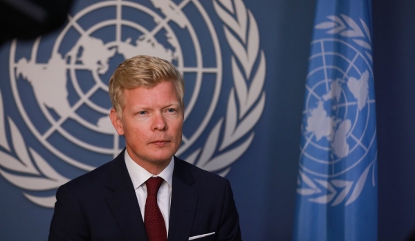 UN Envoy Hans Grundberg condemns Houthi attack on UN office in Sanaa as a severe threat to the UN's mission and capabilities.