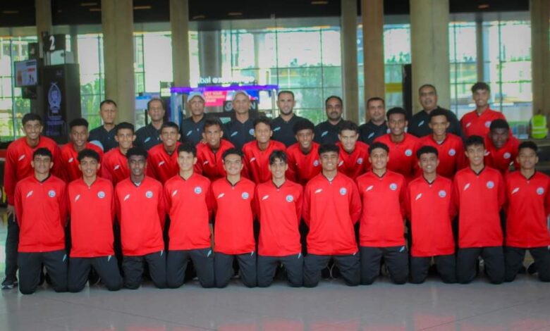 Youth team arrives in Jordan to defend their title at the West Asia Cup tournament.