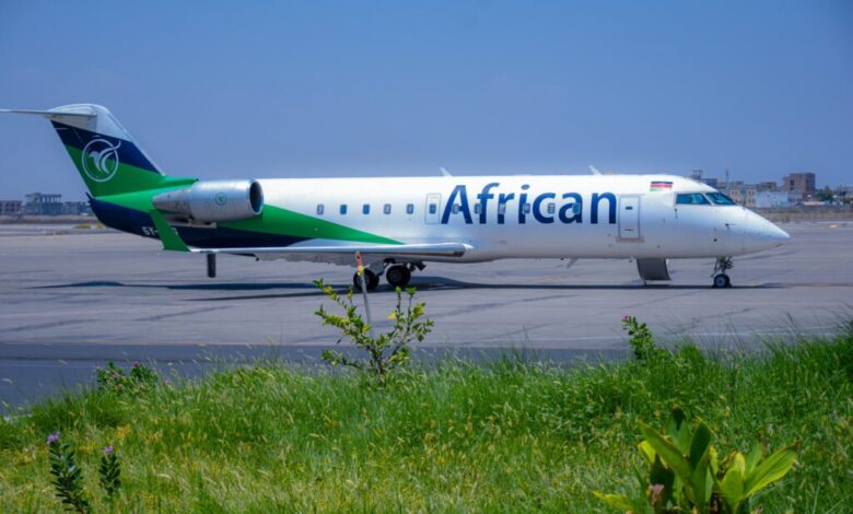 Aden International Airport welcomes its first African Express flight.