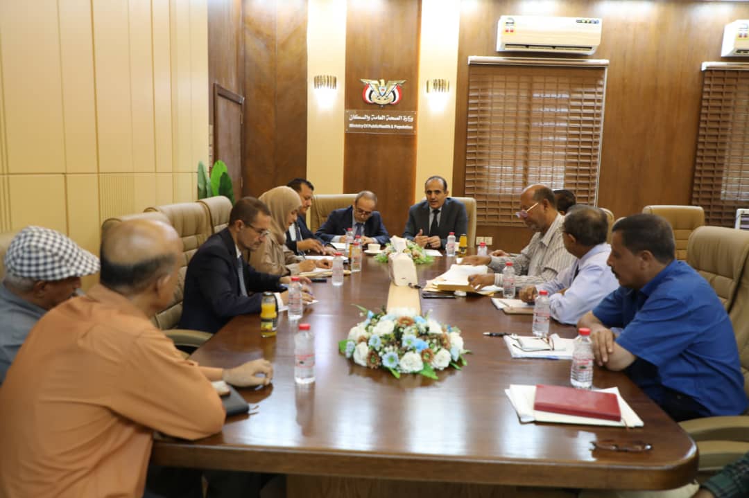 Joint meeting between Health and Higher Education Ministries to assess the status of health colleges and institutes.