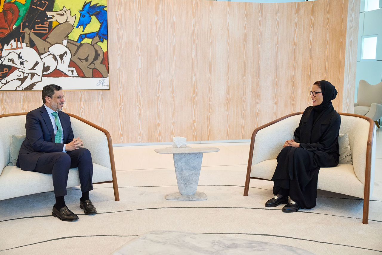 PM holds meeting in Doha with Education Above All Chair, Sheikha Moza bint Nasser.