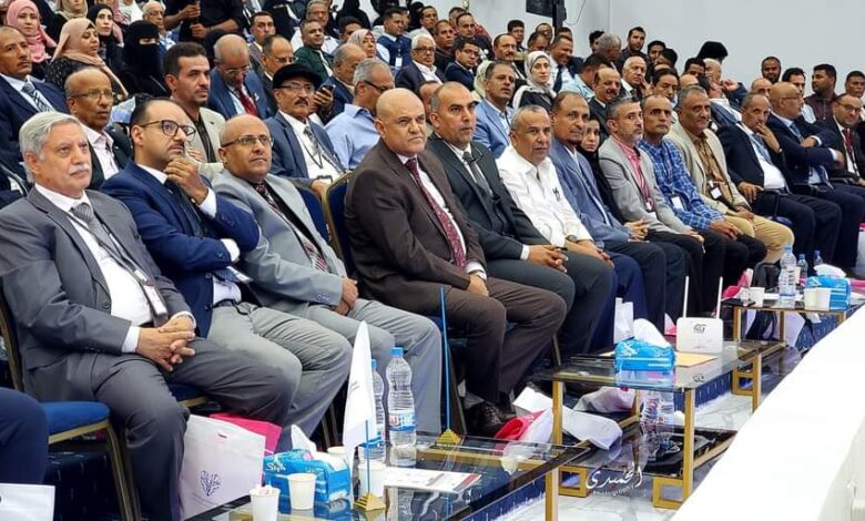 Taiz Governor inaugurates the first Scientific Conference on Cardiology, Vascular and Kidney Transplantation.