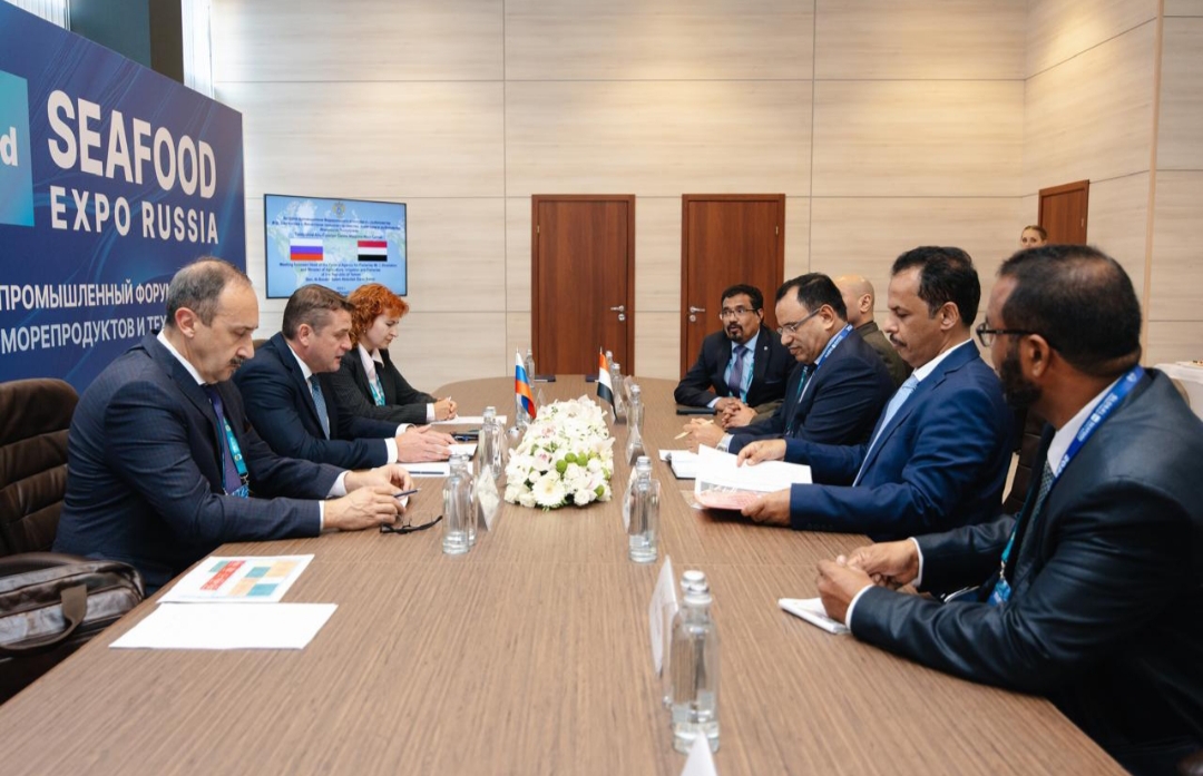 Yemen and Russia sign a memorandum of understanding in the fisheries sector.