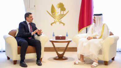 Yemeni-Qatari talks held in Doha, led by the Prime Ministers of both nations.