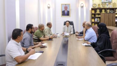 Al-Bakri reviews final preparations for the Arab Arm Wrestling Championship in Aden.