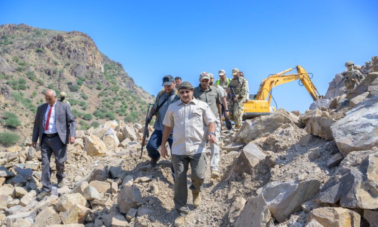 Council member Tariq Saleh inspects major coastal road projects, urging swift completion for improved infrastructure.