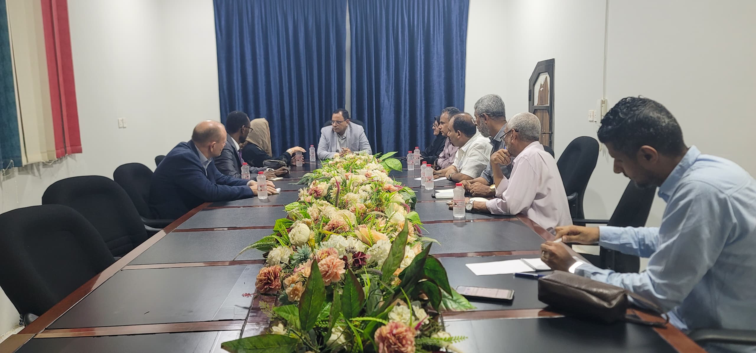 Minister Al-Saqtari discusses interventions in the fisheries sector with the Development Program.