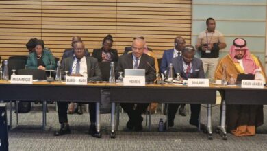 Minister Badhieb participates in a high-level meeting on development financing at the World Bank.