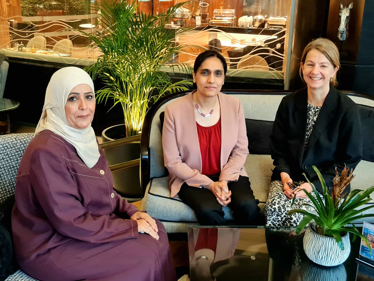 The Chair of the National Women's Committee discusses coordination and partnership mechanisms with the British Ambassador.