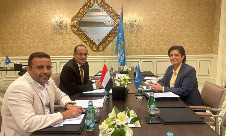 The Health Minister discusses support for the healthcare sector with the Regional Director of the World Health Organization.