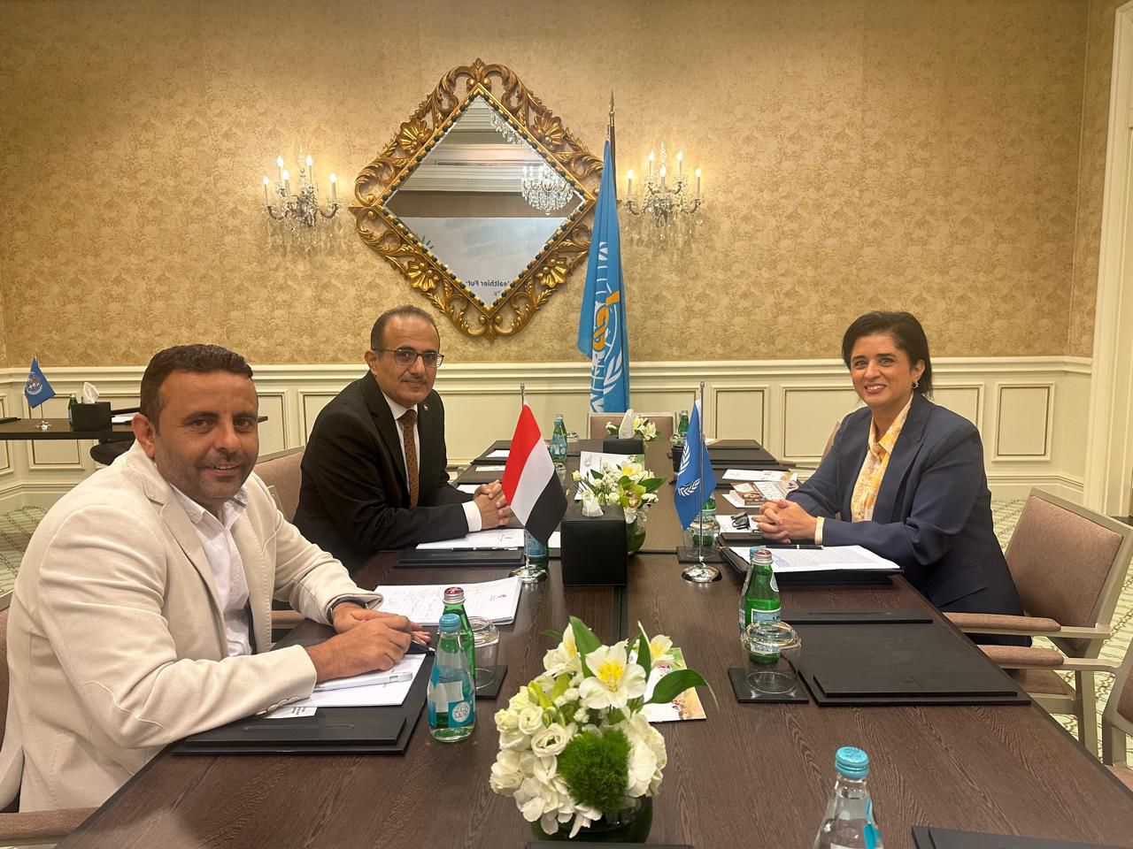 The Health Minister discusses support for the healthcare sector with the Regional Director of the World Health Organization.