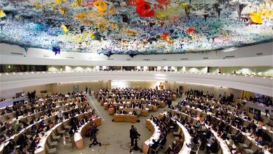 The Human Rights Council adopts a resolution on technical assistance and capacity building for the National Investigation Committee.