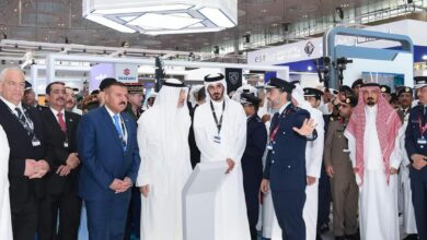 The Interior Minister participates in the opening of the global internal security exhibition "Milipol Qatar 2024" in Doha.