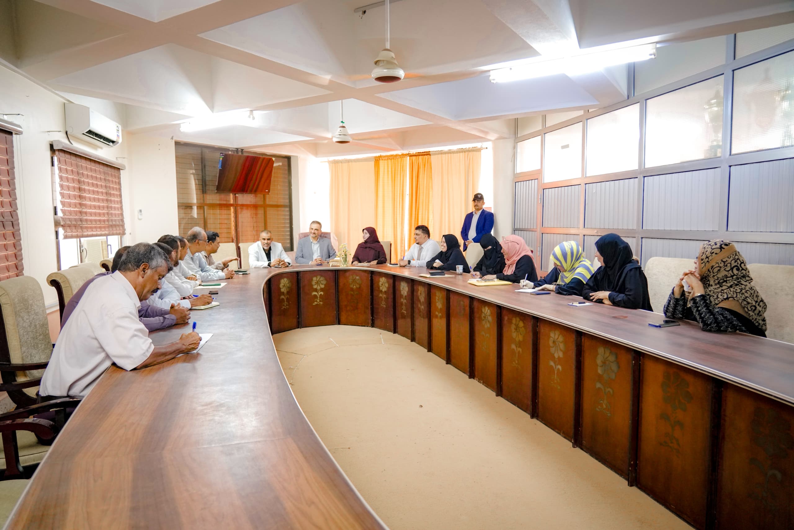 The Minister of State and Governor of Aden discusses the educational situation and orders the disbursement of two months' salary for contract teachers.