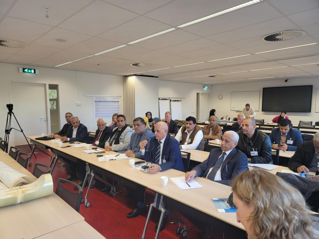 The Minister of Water and Environment discusses water rehabilitation programs with Delft University in the Netherlands.