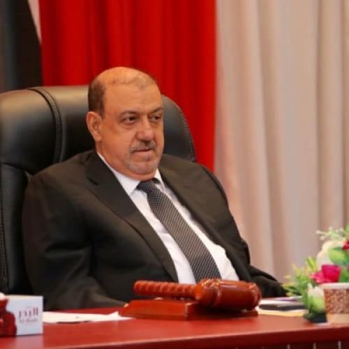 The Speaker of the House congratulates Al-Yamahi on his appointment as President of the Arab Parliament.