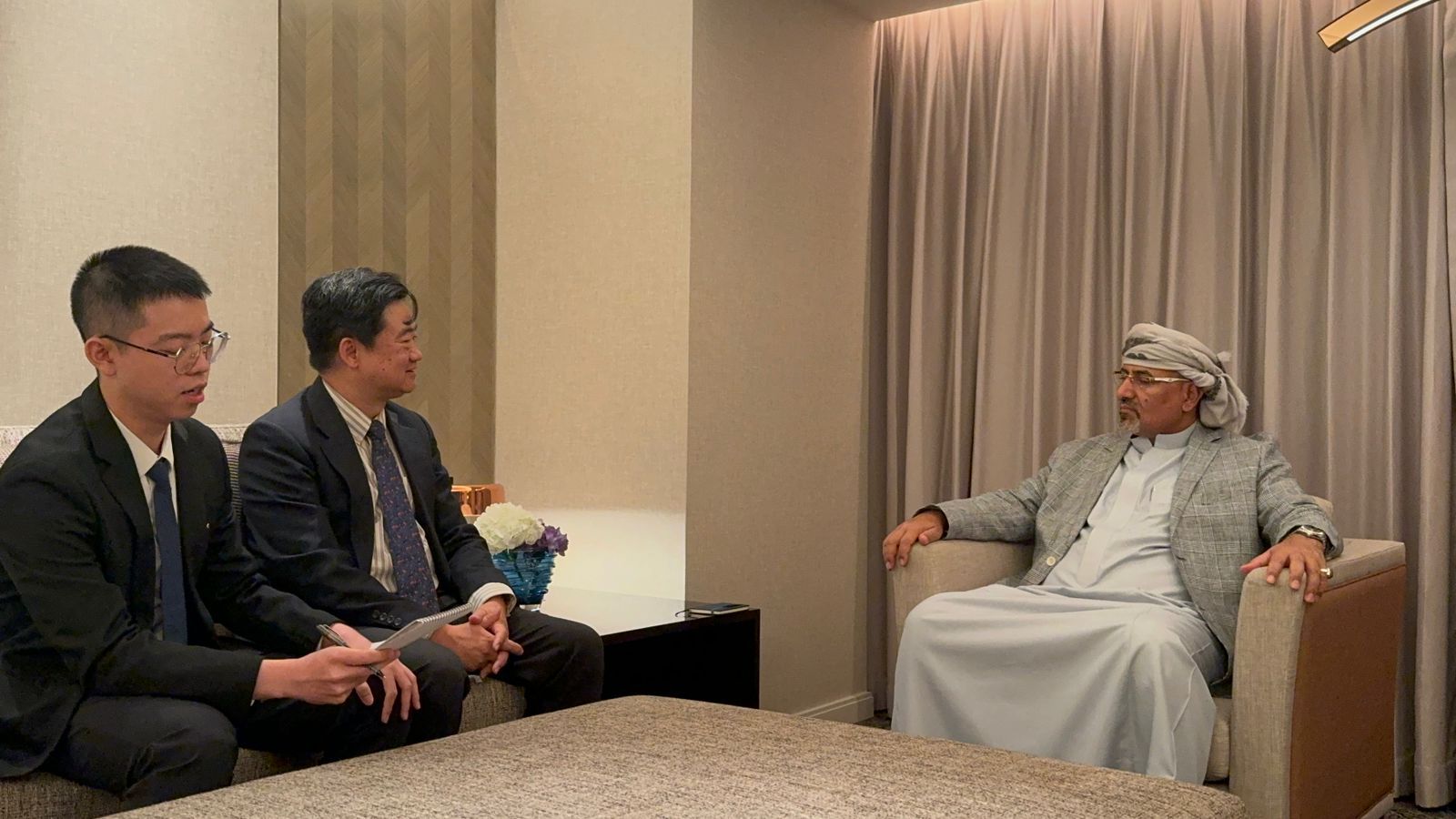 Council member Al-Zubaidi appreciates China's support for Yemen.