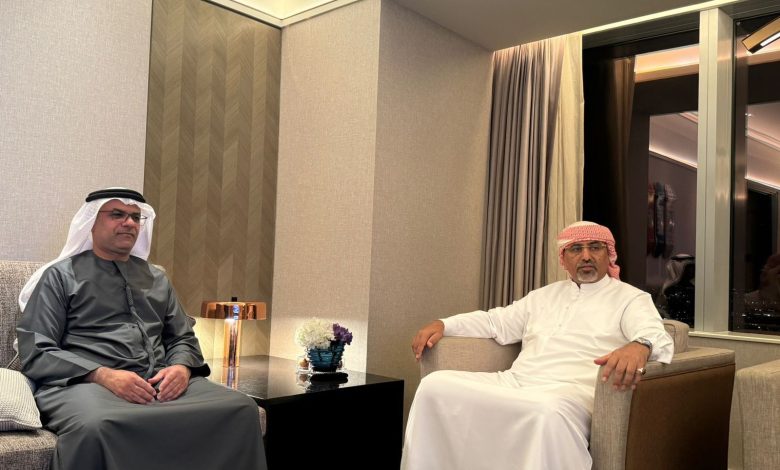 Major General Al-Zubaidi meets with the Ambassador of the United Arab Emirates.