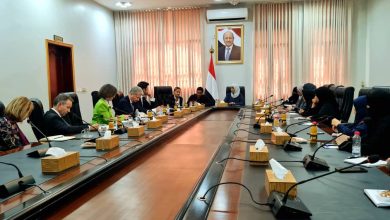 The Chair of the National Women's Committee discusses support for Yemeni women with a European delegation and the World Bank.