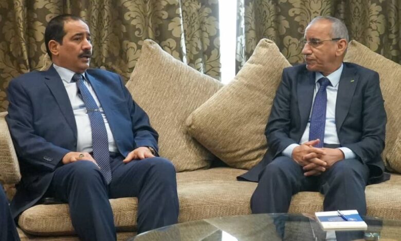 The Interior Minister discusses security cooperation with his Mauritanian counterpart.