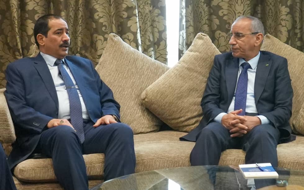 The Interior Minister discusses security cooperation with his Mauritanian counterpart.