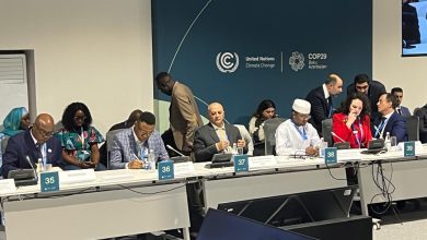 The Minister of Water and Environment participates in a high-level session on climate change.