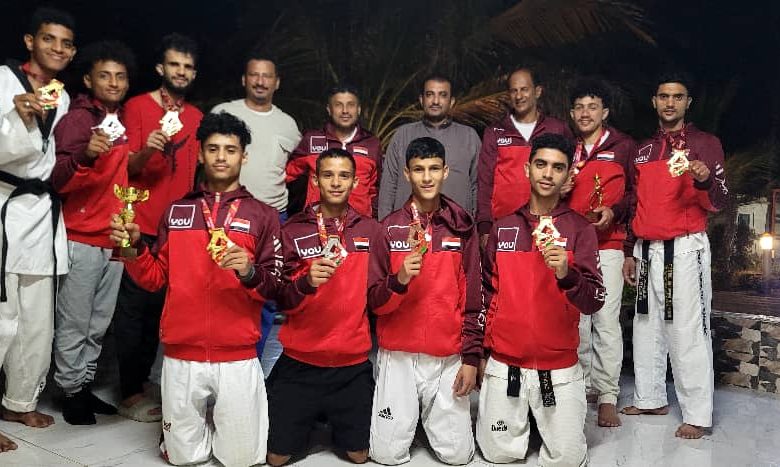 The taekwondo national team wins nine medals and individual awards at the Open Championship in Amman.