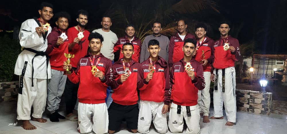 The taekwondo national team wins nine medals and individual awards at the Open Championship in Amman.