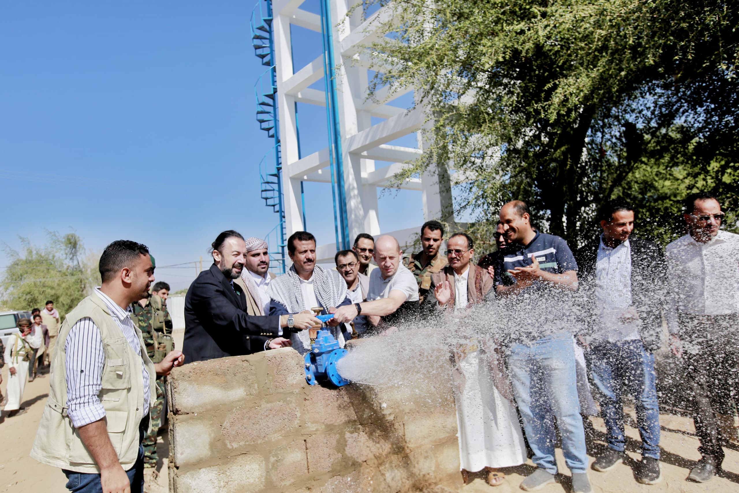 UNICEF funds the launch of 15 water projects, totaling $1.3 million, aimed at improving local water access.