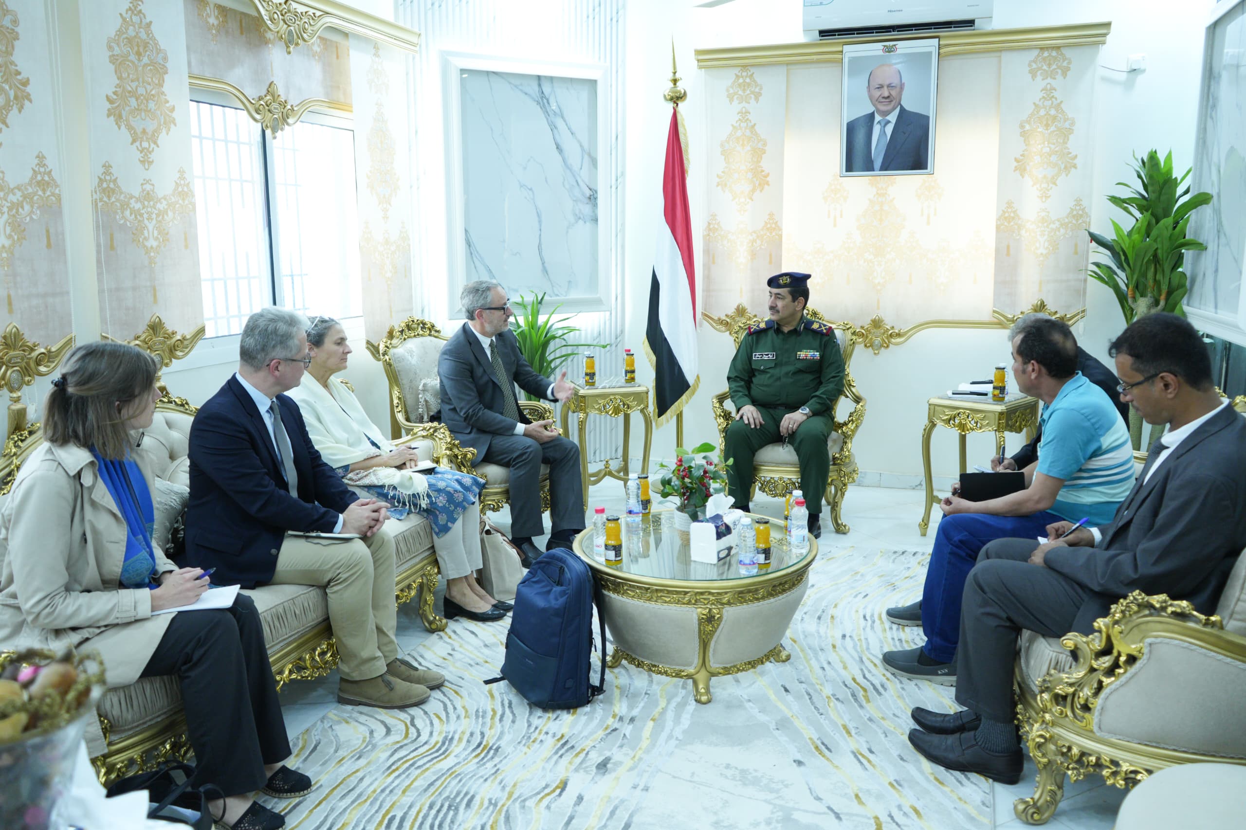 The Interior Minister discusses strengthening security cooperation with a European Union delegation.