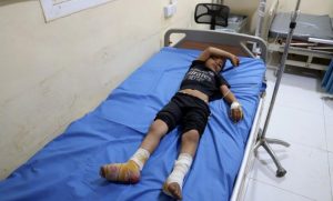 Human rights organization reports 108 civilian casualties from Houthi landmines and explosives in Al Hudaydah in 2024.