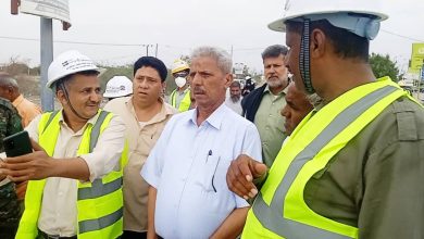 Lahij Governor launches a tree-planting project for streets, sidewalks, and roundabouts in Al-Hawta city.