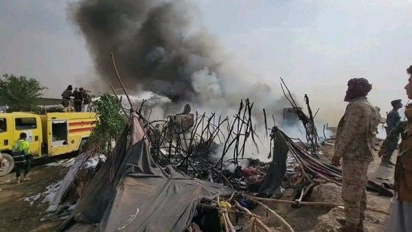 Over the past five years, fires in displacement camps in Marib have claimed 136 lives.