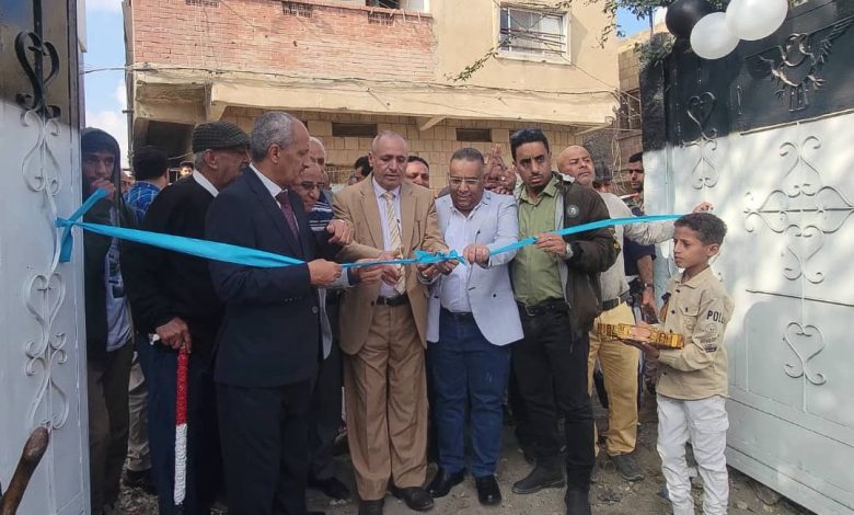 The Deputy Governor of Taiz inaugurates the new headquarters of Al-Tali'ah Club.