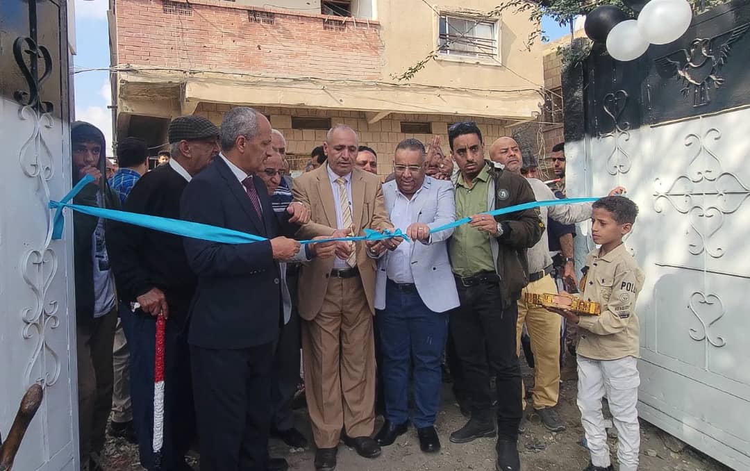 The Deputy Governor of Taiz inaugurates the new headquarters of Al-Tali'ah Club.