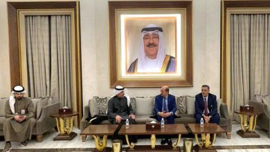 The Foreign Minister has arrived in Kuwait for official discussions and diplomatic engagements.