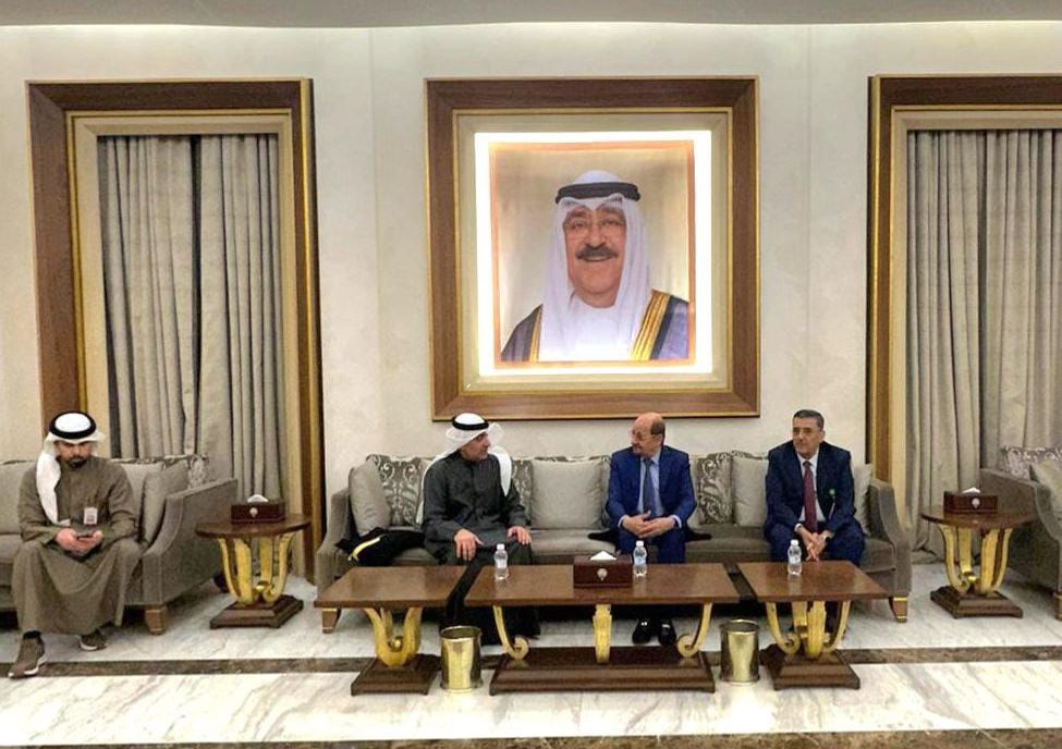 The Foreign Minister has arrived in Kuwait for official discussions and diplomatic engagements.